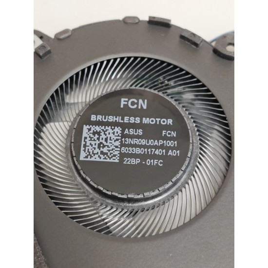 Cooler placa video Laptop Gaming, Asus, ROG Zephyrus GA402R, GA402RJ, GA402RK, 13NR09U0AP1001, DFS5L32G164867-FP3Y, 6033B0117401, 5V, 0.5A, GPU