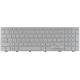 Tastatura Laptop, Dell, Inspiron 15 7537, P36F, P36F001, 87YTJ, 087YTJ, iluminata, argintie, layout US
