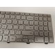Tastatura Laptop, Dell, Inspiron 15 7537, P36F, P36F001, 87YTJ, 087YTJ, iluminata, argintie, layout US