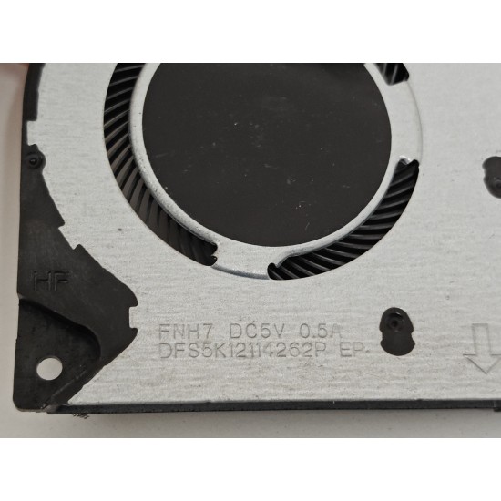 Cooler procesor Laptop, HP, 17-CP, 17Z-CP, M53066-001, M50438-001, 6033B0092701, FNH7, DFS5K12114262P, BAPA0606R5HY009, 6033B0093301, Discret, 5V, 0.5A, CPU