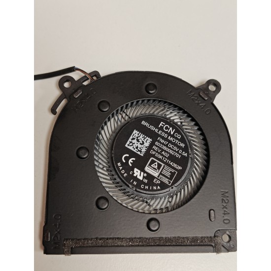 Cooler procesor Laptop, HP, 17-CP, 17Z-CP, M53066-001, M50438-001, 6033B0092701, FNH7, DFS5K12114262P, BAPA0606R5HY009, 6033B0093301, Discret, 5V, 0.5A, CPU