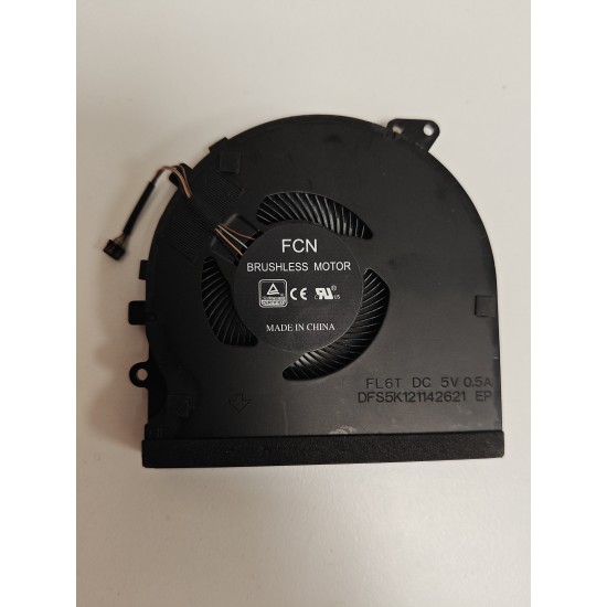 Cooler placa video Laptop Gaming, Razer Blade 15 RZ09-0300, RZ09-03000, RZ09-03009E97, RZ09-03009E21, RZ09-03228, RZ09-03287E22, RZ09-03289E21, RZ09-0369A, RZ09-0369B, RZ09-0369BE22, DFS5K121142621-FL6T, 124527410824, 5V, 0.5A, GPU