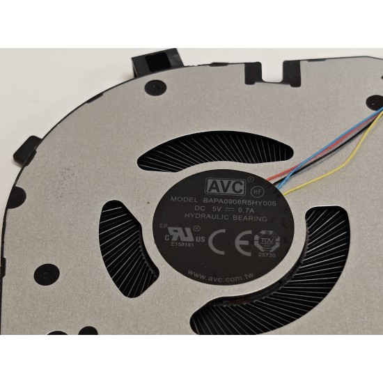 Cooler placa video Laptop, Lenovo, ThinkBook 16 G7+ ASP Type 21Q5, 5F10S14199, 5F10S14200, BAPA0908R5HY006, DC280017QV0AVC1, 5V, 0.7A, CPU