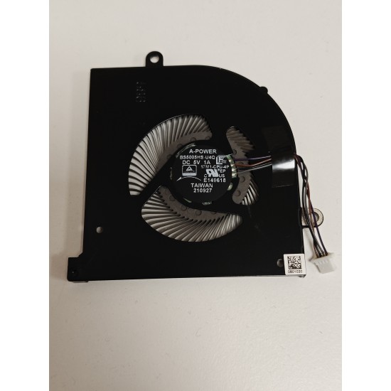 Cooler procesor Laptop Gaming, MSI, WS76 11UM, 11UK, MS-17M1, BS5005HS-U4Q, 17M1-CPU-4P, 0801020, 5V, 1A, CPU