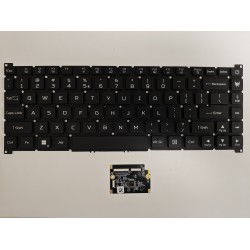 Tastatura Laptop Gaming, Acer, Predator Triton 500SE PT516-52s, iluminata, RGB Per Key, neagra, layout US