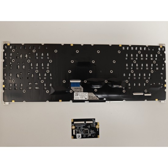 Tastatura Laptop Gaming, Acer, Predator Triton 300SE PT314-51S, N20C8, iluminata, RGB Per Key, neagra, layout US