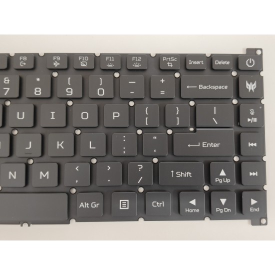 Tastatura Laptop Gaming, Acer, Predator Triton 300SE PT314-51S, N20C8, iluminata, RGB Per Key, neagra, layout US