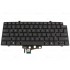 Tastatura Laptop, Dell, Pro Max 14 MC14250, P196G, P196G001, RW20C, 0RW20C, iluminata, gri inchis, layout US