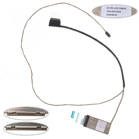 Cablu video lvds Laptop, Asus, ROG GL752, GL752V, GL752VL, GL752VW, 1422-02770AS, 30 pini