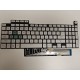 Tastatura Laptop Gaming, Asus, TUF A16 FA607N, FA607NU, FA607P, FA607PI, FA607PV, iluminata, alba, transparent, layout US