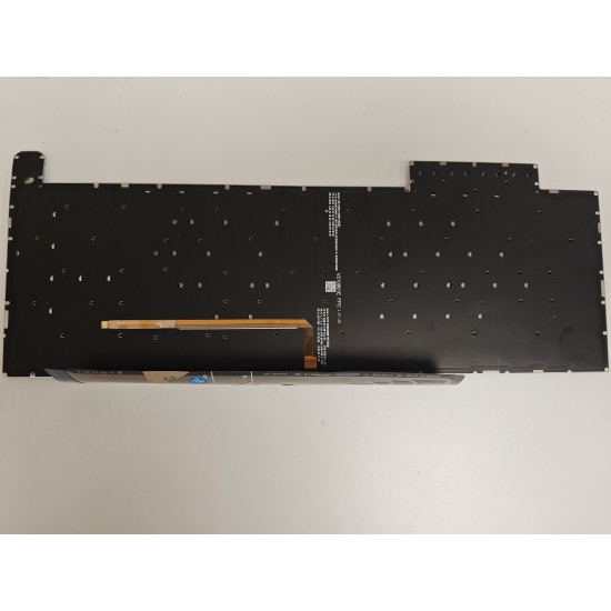 Tastatura Laptop Gaming, Asus, TUF A16 FA607N, FA607NU, FA607P, FA607PI, FA607PV, iluminata, alba, transparent, layout US