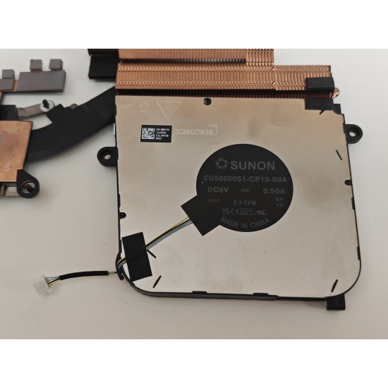 Cooler Laptop, Dell, Latitude 5440, P165G, P165G001, FGR9R, 0FGR9R, 8073V, 08073V, EG50050S1-CP10-S9A, DC2800183SL, AT90Z0020C0, UMA, 5V, 0.50A