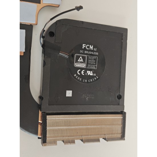 Cooler cu radiator Laptop, Dell, Precision 3571, P104F, P104F007, XRXMP, 0XRXMP, DFS5K22305283R-FNB0, EG75070S1-C591-S9A, 460.0PX01.0001, discret, 5V, 0.5A