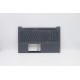 Carcasa superioara cu tastatura palmrest Laptop, Lenovo, IdeaPad Yoga Slim 7-15ITL05 Type 82AC, 5CB1B10126, 4BLS2TALVA0 3A, FALS2020010, iluminata, gri inchis, layout US