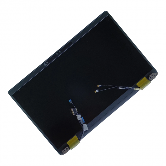 Ansamblu display complet cu capac display, rama, balamale si cablu video Laptop, Dell, Latitude 7430, P135G, P135G002, 06T6N3, 14 inch, touchscreen, negru