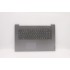 Carcasa superioara cu tastatura palmrest Laptop, Lenovo, IdeaPad 3-17ITL6 Type 82H9, 5CB1B96603, AP21N000500, AM21N000500, fingerprint, Artic Grey, layout UK