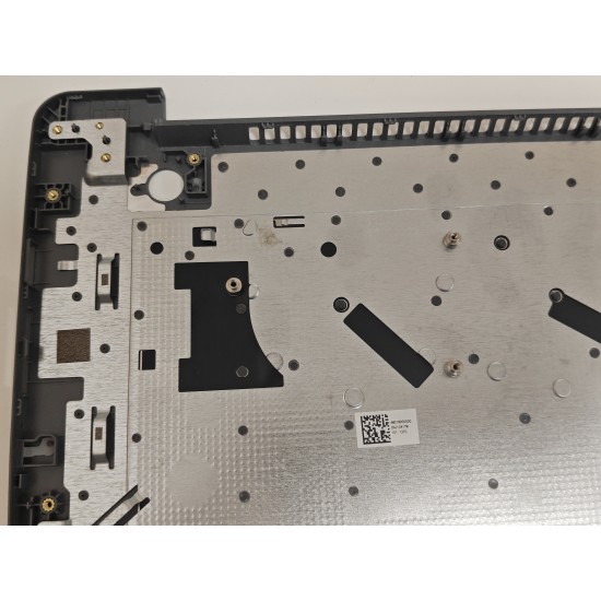 Carcasa superioara cu tastatura palmrest Laptop, Lenovo, IdeaPad 3-17ITL6 Type 82H9, 5CB1B96603, AP21N000500, AM21N000500, fingerprint, Artic Grey, layout UK