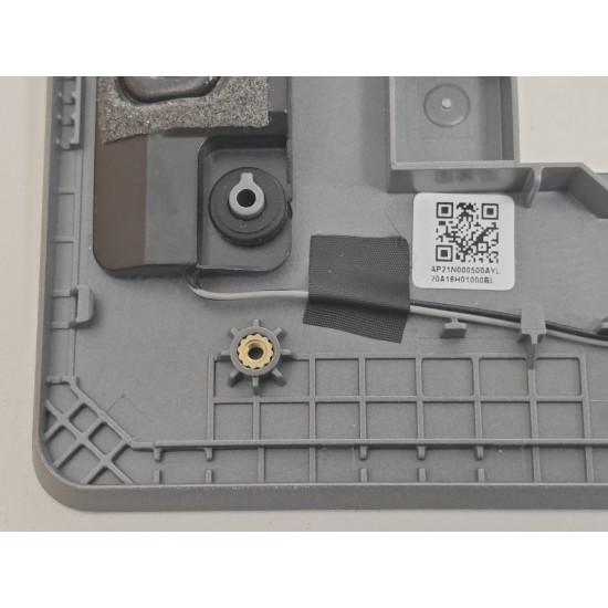 Carcasa superioara cu tastatura palmrest Laptop, Lenovo, IdeaPad 3-17ITL6 Type 82H9, 5CB1B96603, AP21N000500, AM21N000500, fingerprint, Artic Grey, layout UK