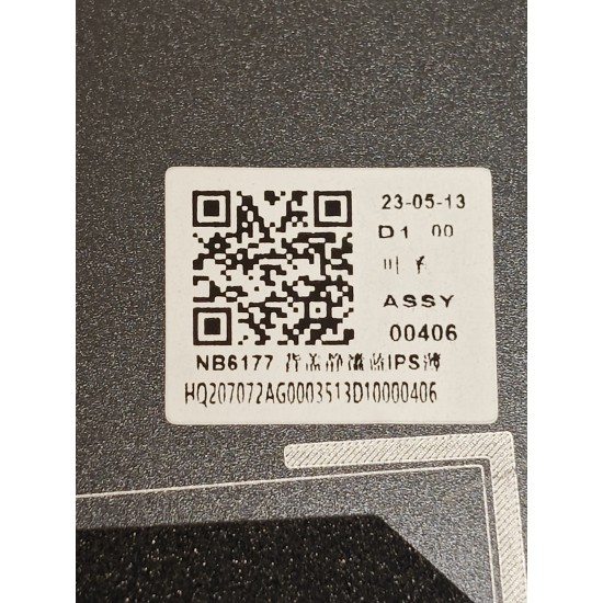 Capac Display Laptop, Asus, VivoBook Pro 16 K6602V, K6602VU, K6602VV, K6602Z, K6602ZC, 90NB0YU1-R7A020, NB6177, HQ207072AG000, K6602HC-2B, OLED, gri inchis