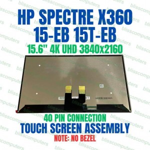 Ansamblu Display Laptop, HP, Spectre X360 15-EB, 15T-EB, L73401-1J0, B156ZAN03.6, 15.6 inch, UHD, 4K, 3840X2160, OLED, TouchScreen, 40 pini