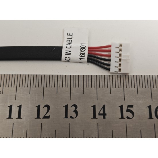 Mufa alimentare Laptop, Asus, A56C, A56CA, A56CB, A56CM, 14004-00970100, K56 DC IN CABLE, SINGATRON, 160301, 14cm