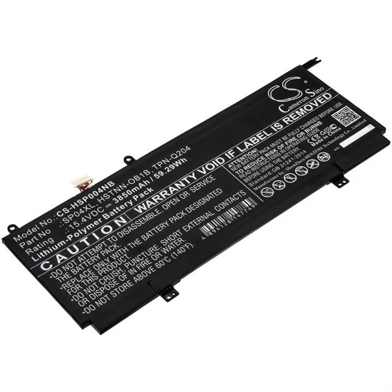 Baterie compatibila Laptop, HP, Spectre X360 13-AP, 13T-AP, L28764-005, L28538-1C1, L28538-AC1, CS-HSP004NB, HSTNN-OB1B, HSTNN-IB8R, TPN-Q204, SP04XL, 15.4V, 3850mAh, 59.29Wh