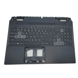 Carcasa superioara cu tastatura palmrest Laptop, Acer, Nitro 5 AN515-46, N22C1, 6B.QFMN2.001, AP3SY000710, AM3SY000500, iluminata, RGB, neagra, layout US