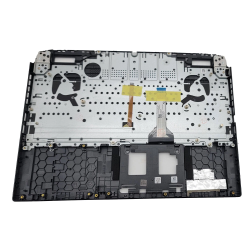 Carcasa superioara cu tastatura palmrest Laptop, Acer, Nitro 5 AN515-46, N22C1, 6B.QFMN2.001, AP3SY000710, AM3SY000500, iluminata, RGB, neagra, layout US