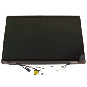 Ansamblu display complet cu capac display, rama, balamale si cablu video Laptop, Dell, Latitude 7430, P135G, P135G002, 99C2M, 14 inch, touchscreen, argintiu