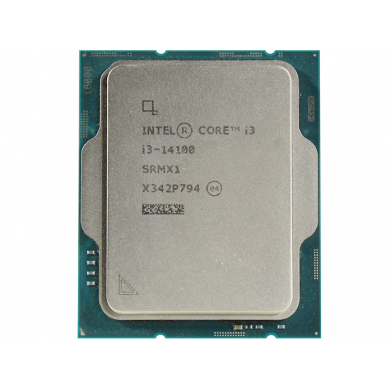 Procesor Intel Core i3-14100, SRMX1, pana la 4.7 GHz turbo, 12MB L3, Socket LGA1700, Intel UHD Graphics 730, tray