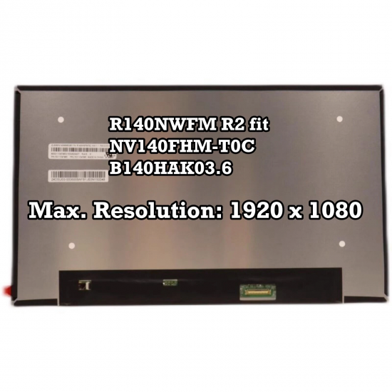 Display Laptop, Lenovo, ThinkPad L14 Gen 3 Type 21C1, 21C2, 21C5, 21C6, 5D11E04077, B140HAK03.6, 14 inch, LED, FHD, 1920x1080, IPS, 315mm latime, On-Cell Touch, 40 pini