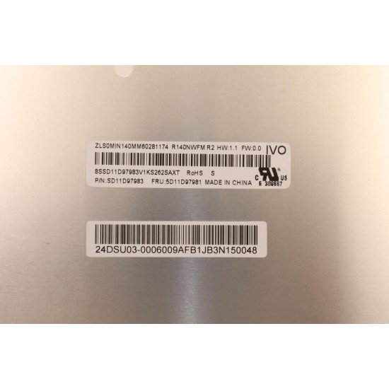 Display Laptop, Lenovo, ThinkPad L14 Gen 3 Type 21C1, 21C2, 21C5, 21C6, 5D11E04077, B140HAK03.6, 14 inch, LED, FHD, 1920x1080, IPS, 315mm latime, On-Cell Touch, 40 pini