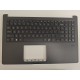 Carcasa superioara cu tastatura palmrest Laptop, Asus, ExpertBook B1 B1503C, B1503CTA, B1503CVA, 90NX0801-R34US3, 13N1-JZL0411, 13N1-JZA0501, B1503CVA-1A, iluminata, gri, layout US