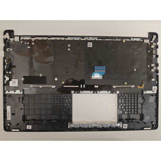 Carcasa superioara cu tastatura palmrest Laptop, Asus, ExpertBook B1 B1503C, B1503CTA, B1503CVA, 90NX0801-R34US3, 13N1-JZL0411, 13N1-JZA0501, B1503CVA-1A, iluminata, gri, layout US