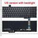 Tastatura Laptop, Lenovo, IdeaPad Pro 5 16IAH10 Type 83JM, iluminata, gri, layout US