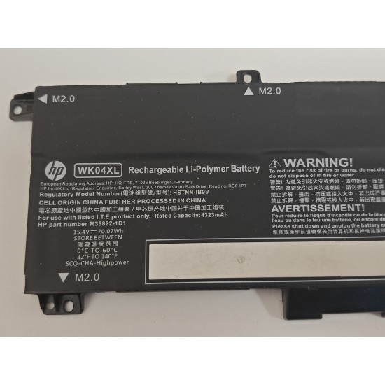 Baterie Laptop Gaming, HP, Omen 17-CK, M38822-1D1, HSTNN-IB9V, M39179-005, WK04XL, 15.4V, 4323mAh, 70.07Wh