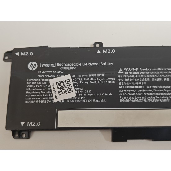Baterie Laptop Gaming, HP, Omen 17-CK, M38822-1D1, HSTNN-IB9V, M39179-005, WK04XL, 15.4V, 4323mAh, 70.07Wh