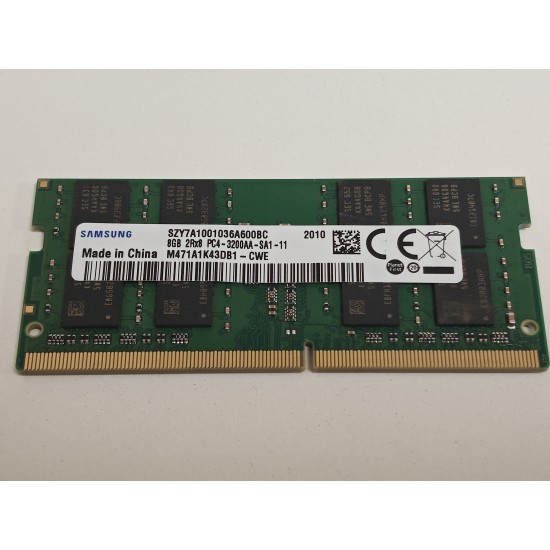 Memorie laptop Samsung 8GB DDR4 3200MHz CL22, bulk