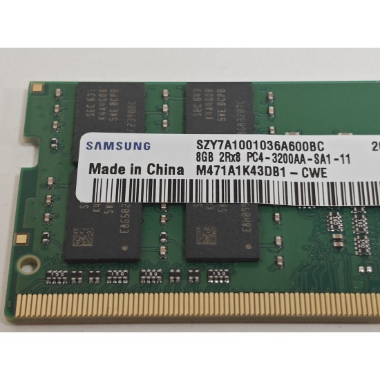 Memorie laptop Samsung 8GB DDR4 3200MHz CL22, bulk