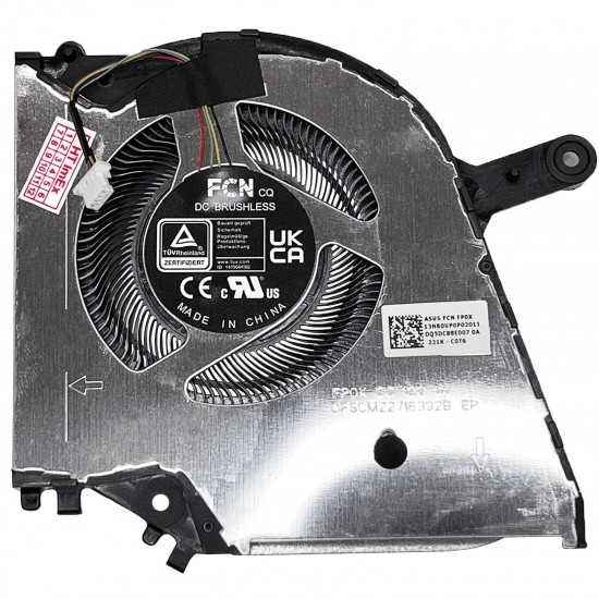 Cooler procesor Laptop, Asus, ProArt StudioBook 16 H5600Q, H5600QE, H5600QR, H5600QM, 13NB0UP0P02011, DFSCM22716392B-FP0X, DQ5DC88E007, 12V, 1A, CPU - CORECT