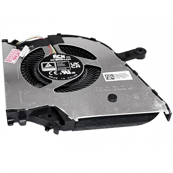 Cooler procesor Laptop, Asus, ProArt StudioBook 16 H5600Q, H5600QE, H5600QR, H5600QM, 13NB0UP0P02011, DFSCM22716392B-FP0X, DQ5DC88E007, 12V, 1A, CPU - CORECT