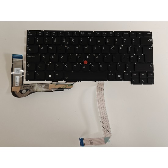 Tastatura Laptop, Lenovo, ThinkPad T14s Gen 5 Type 21LS, 21LT, iluminata, neagra, layout UK