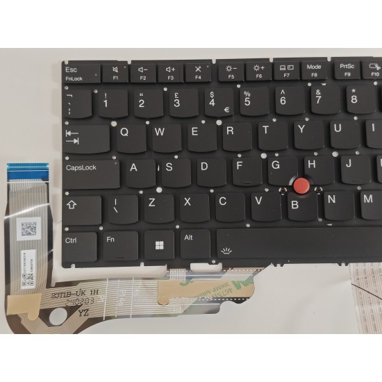 Tastatura Laptop, Lenovo, ThinkPad T14s Gen 5 Type 21LS, 21LT, iluminata, neagra, layout UK