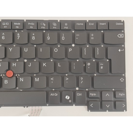 Tastatura Laptop, Lenovo, ThinkPad T14s Gen 5 Type 21LS, 21LT, iluminata, neagra, layout UK