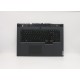 Carcasa superioara cu tastatura palmrest Laptop, Lenovo, Legion 5-17IMH05 Type 82B3, AP1HZ000300, AM1HZ000300, ET1P200100, GY750, iluminata, gri inchis, layout US