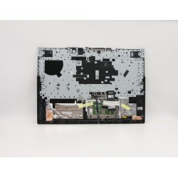 Carcasa superioara cu tastatura palmrest Laptop, Lenovo, Legion 5-17IMH05H Type 81Y8, AP1HZ000300, AM1HZ000300, ET1P200100, GY750, iluminata, gri inchis, layout US