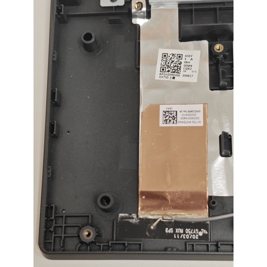 Carcasa superioara cu tastatura palmrest Laptop, Lenovo, Legion 5-17IMH05 Type 82B3, AP1HZ000300, AM1HZ000300, ET1P200100, GY750, iluminata, gri inchis, layout US