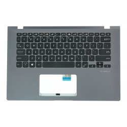 Carcasa superioara cu tastatura palmrest Laptop, Asus, VivoBook 14 R409B, R409BA, 90NB0Q22-R30US0, 13NB0MS2P03015-3, 39XKPTAJN00, X409MA-1G, gri, layout US