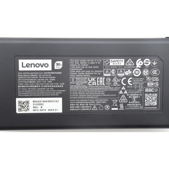 Incarcator Laptop, Lenovo, ThinkPad P16v Gen 3 Type 21RS, 21RT, GX21K06350, 5A11K06364, ADL140YDC3A, 20V, 7A, 140W, USB-C