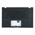 Carcasa superioara cu tastatura palmrest Laptop, Asus, VivoBook 14 M409D, M409DA, 90NB0Q95-R33US0, 13NB0P35P02012-3, 39XKPTAJN80, FBXKP010010, X409JA-1K, iluminata, neagra, layout US